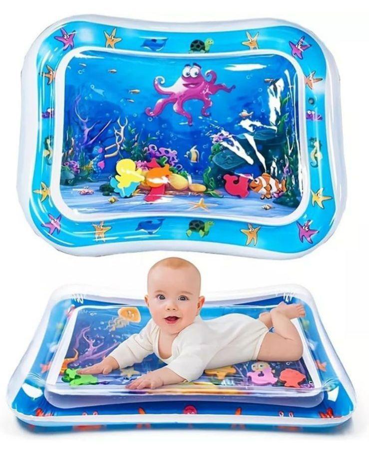 Inflatable Baby Water Play Mat Multicolor 26.5x20