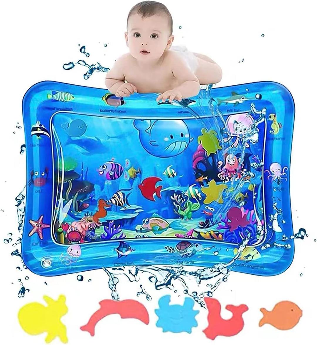 Inflatable Baby Water Play Mat Multicolor 26.5x20