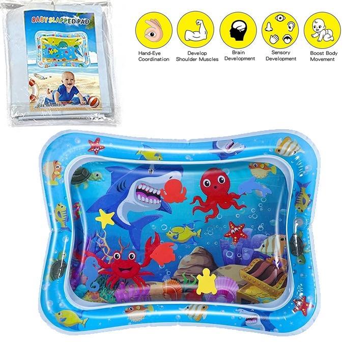 Inflatable Baby Water Play Mat Multicolor 26.5x20