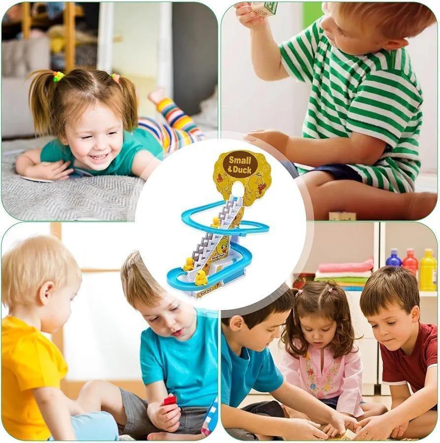 Musical Duck Climbing Toy