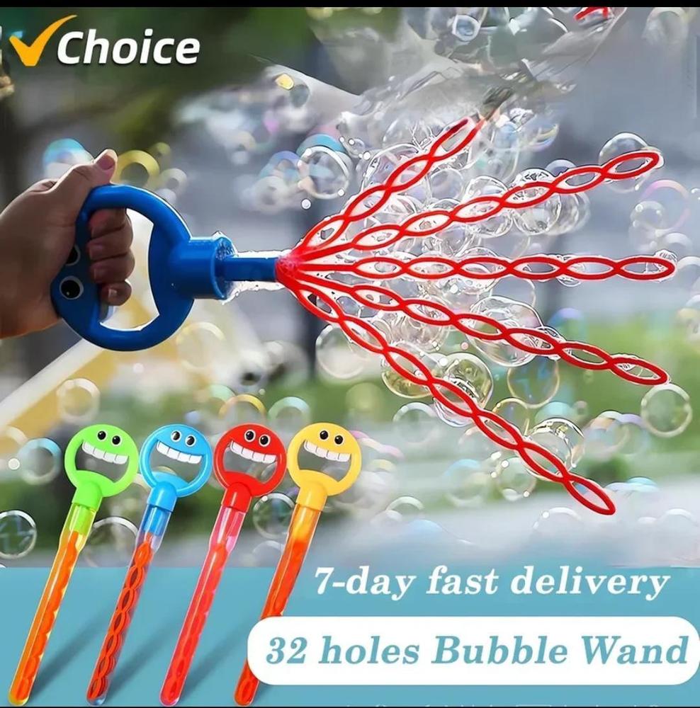 Kids Bubble Stick Blower Multicolor
