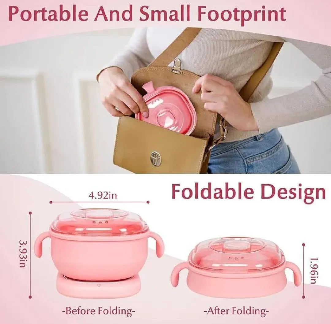 Pink Portable Wax Heater
